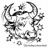Taurus Coloring Pages  Free & Printable sketch template