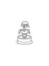 Fountain coloring pages sketch template
