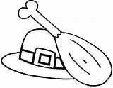 Pilgrim Hat Coloring Pages Printable sketch template