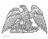 Patriotic Eagle Drawings And Coloring Page  005 Nation sketch template