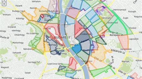 A highly usable map of the Hungarian parking zones – Pannonland.com