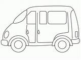 Cartoon Van Coloring Page  Free Printable Pages For Kids sketch template