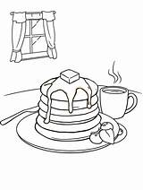10  Free Pancake Coloring Pages To Print And Enjoy sketch template