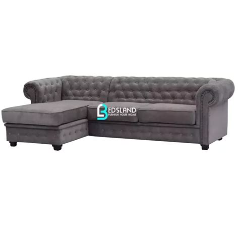 Right Hand Corner Sofa - Modern Grey Corner Sofa | Bedsland