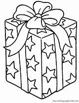 Birthday Presents Coloring Pages sketch template