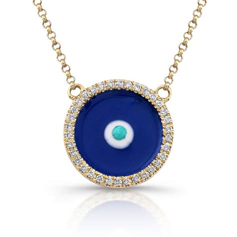 Blue Eye Gold Necklace Shop | bellvalefarms.com