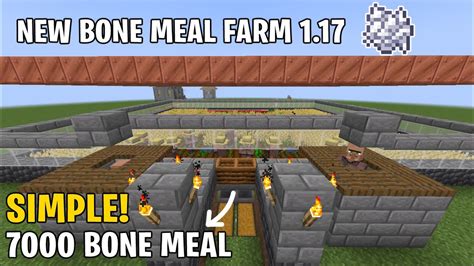 How To Make A Bone Meal Farm In Minecraft