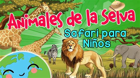 Animales de la Selva en Español: Safari para Niños (Animales Animados ...