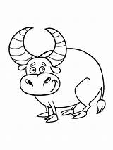 Ox coloring Pages sketch template