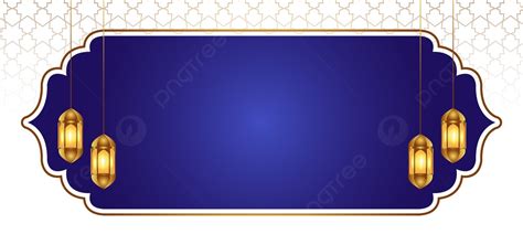 Islamic Background Muharram New Year Arabic Pattern With Gold Lantern ...