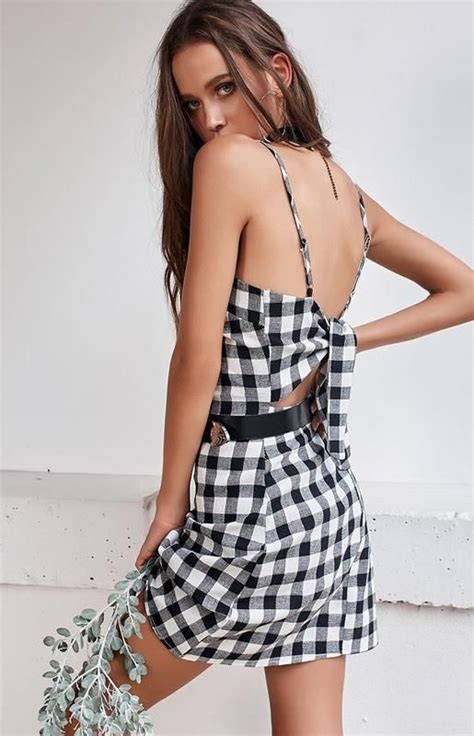 Sally Dress Black Check | Online dress shopping, Dresses, Dresses australia