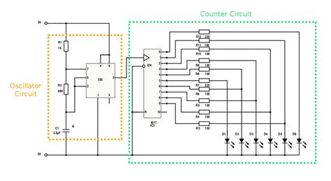 Build The Knight Rider Light Bar Circuit With LEDs