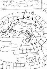 Hot Tub Coloring Pages sketch template