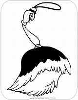 Beast Beauty Duster Coloring Feather Pages Disney Drawing Babette Fifi  sketch template
