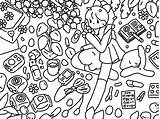 Pin By Nicté Ha On Hello  Cute coloring pages Coloring Book Art Cool sketch template
