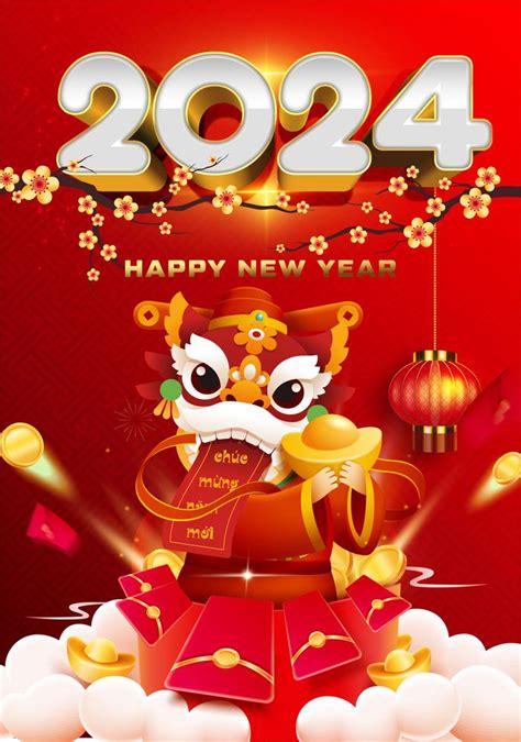 Chúc Mừng Năm Mới 2024 Với Hình Ảnh Rồng Vàng Tết Cổ Truyền Việt Nam | EPS Tải xuống miễn phí ...