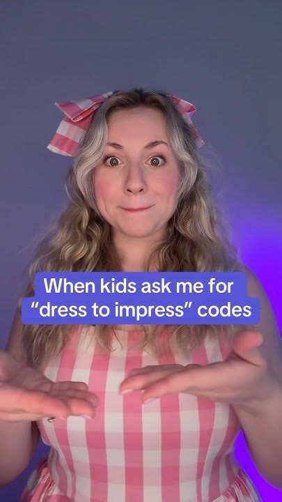 When kids ask me for “dress to impress” codes #roblox #dresstoimpress #shorts in 2024 | Dress to ...