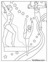 Free GYMNASTICS Coloring Pages & Book For Download Printable PDF  sketch template