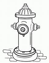 Fire Hydrant Coloring Page Pages sketch template