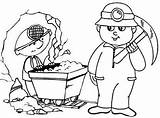 Coal Mining Coloring Pages sketch template