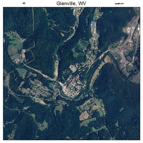 Aerial Photography Map of Glenville, WV West Virginia