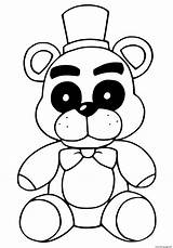 Printable Fnaf Coloring Pages sketch template