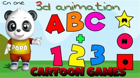 Cartoon games l 3d animation l ABC & 123 games l cartoon l Cn one 🥀🙂 ...