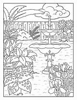 Garden Gallery Coloring Pages For Adults 12 Printable  sketch template