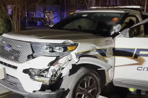 Suspect Crashes into Alexandria Police SUV During Police Chase