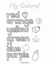 Favorite Color Page Coloring Pages sketch template