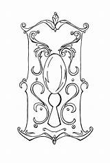 Door Knob Coloring Pages sketch template