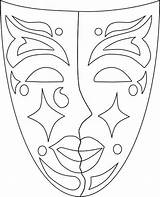 Venetian masks 10 Adult coloring pages – Artofit sketch template