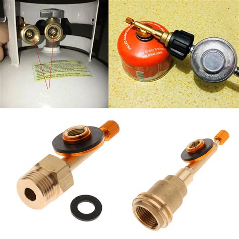 Aliexpress.com : Buy Camping Stove Adapter Propane Tank Connector Gas Bottle Convert Flat ...