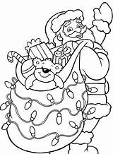 Santa Claus Coloring Pages  Learny Kids sketch template