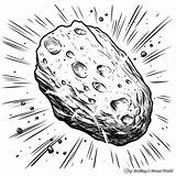 Asteroid Coloring Pages  Free & Printable sketch template