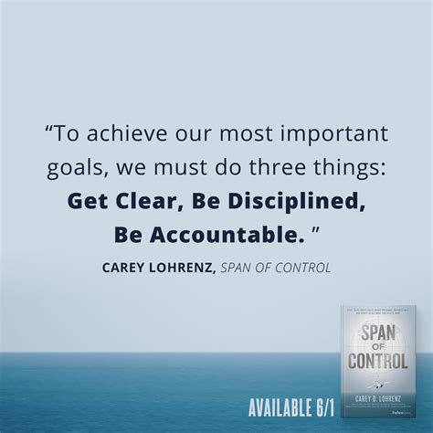 Span of Control Quote | Carey Lohrenz - Carey Lohrenz