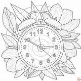 Free Printable Clock Coloring Pages For Kids  GBcoloring sketch template