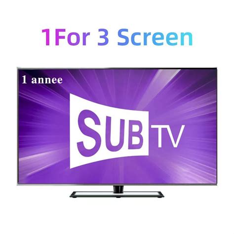 1year Subscription Subtv Lxtream Stable France List IPTV Reseller Support for 3 Devices Screen ...