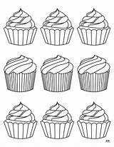 Cupcake Coloring Pages  25 FREE Printables Printabulls sketch template