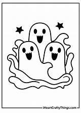 Friendly Ghost Coloring Page Pages sketch template