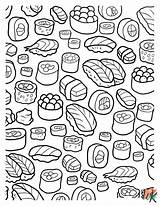 20 Sushi Coloring Pages For Kids  ColorinngPagesWKcom sketch template