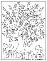 Free TREES Coloring Pages & Book For Download Printable PDF  VerbNow sketch template