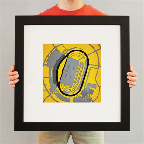 Kansas Speedway Map Art by City Prints - The Map Shop