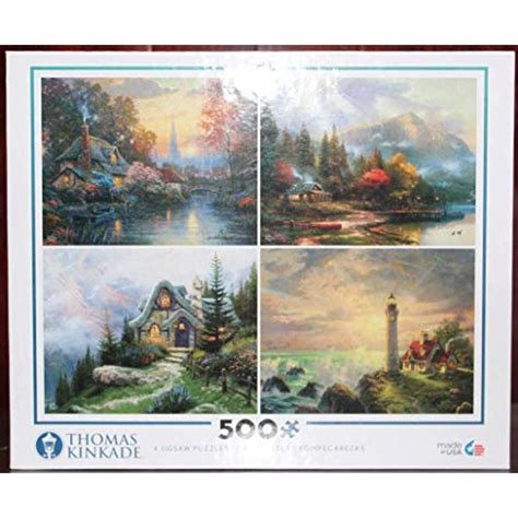 Ceaco - Ceaco Thomas Kinkade 4-in-1 Multi Pack Puzzles (4) 500Piece - Walmart.com - Walmart.com