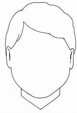 Blank Head Coloring Page  ClipArt Best sketch template