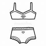 Coloring Book Underwear Stock Vector Illustration Of Coloration  sketch template