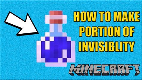 Minecraft invisibility potion - feetstickers