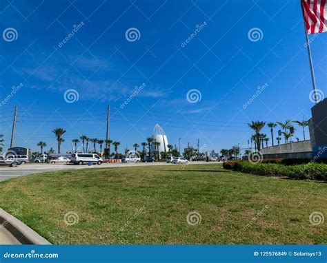 Cape Canaveral, USA - April 29, 2018: Exploration Tower is Located at the Port of Canaveral and ...