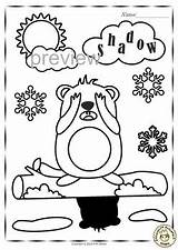 Groundhog Day Coloring Pages By Anastasiya Multimedia Studio  TPT sketch template