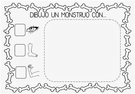 Mi grimorio escolar: DIBUJAMOS UN MONSTRUO